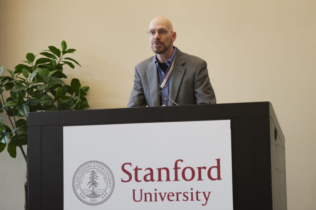 Mark C. Suchman gives closing remarks at the Hubbard Conference.
